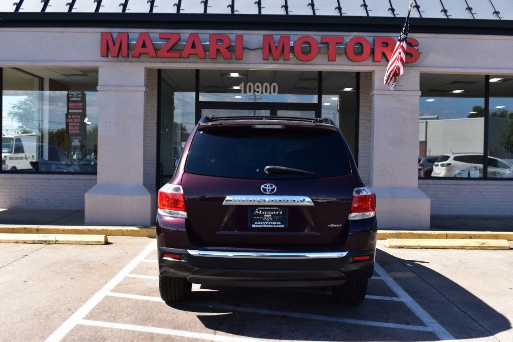 2012 Toyota Highlander 4WD 4dr V6 SE - 22926803 - 9