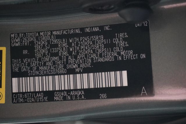 2012 Toyota Highlander Limited - 22924024 - 31