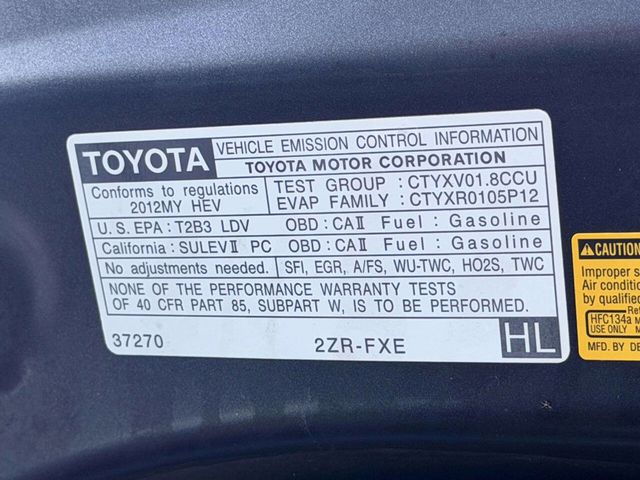 2012 Toyota Prius v 5dr Wagon Five - 23044831 - 14