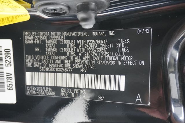 2012 Toyota Sienna  - 23024988 - 35