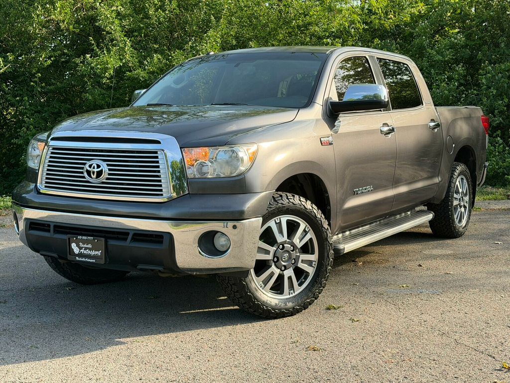 2012 Toyota Tundra Platinum, Limited, 4x4, Heated & Ventilated Seats, Int Woodgrain - 23015074 - 0