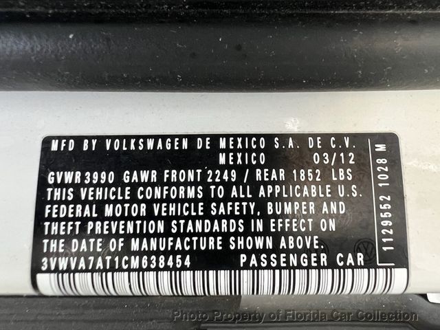 2012 Volkswagen Beetle Black Turbo Coupe DSG PZEV - 22787758 - 87