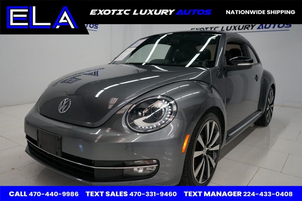 2012 Volkswagen Beetle TURBO! 42 VW DEALER  MAJOR SERVICE RECORDS! SUNROOF! NAVI! SOUND - 22685804 - 1