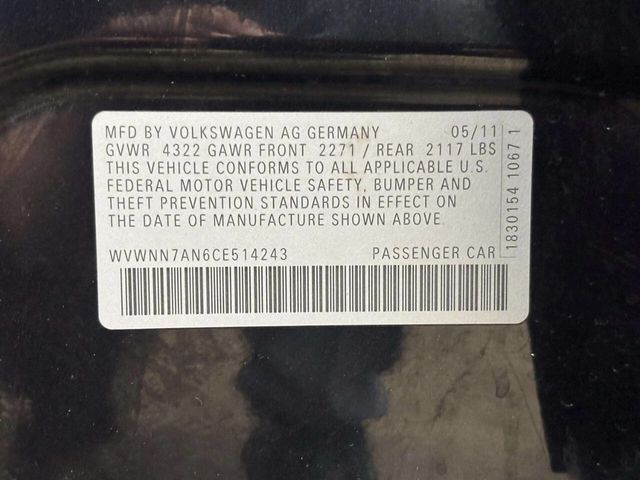 2012 Volkswagen CC 4dr Sedan Manual Sport - 23018969 - 35