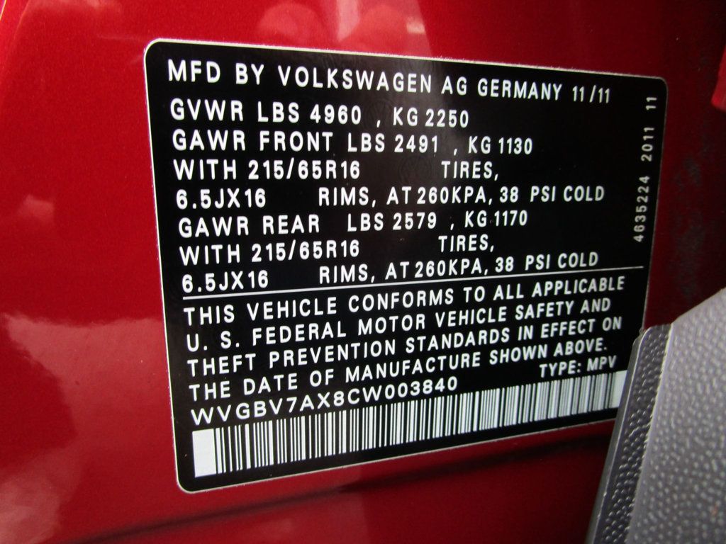 2012 Volkswagen Tiguan 4WD 4dr Automatic SEL - 22868637 - 30