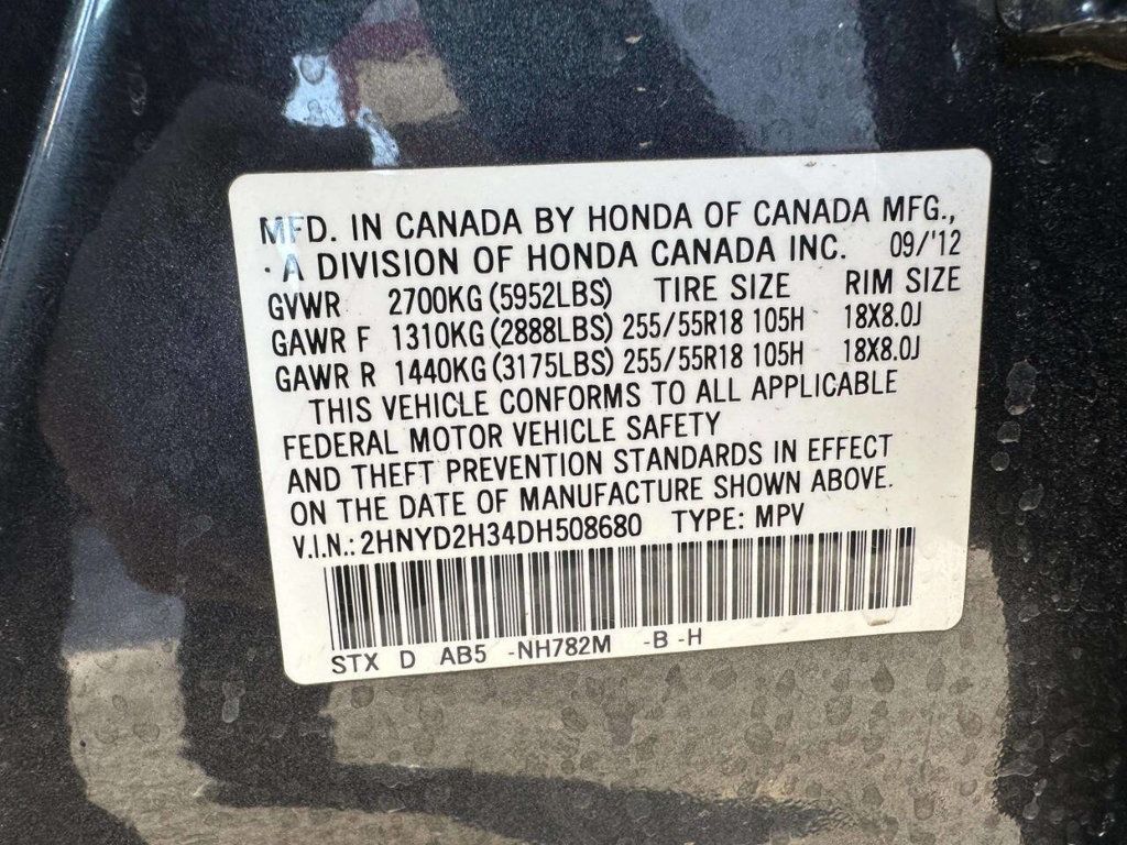 2013 Acura MDX AWD 4dr Tech Pkg - 22992742 - 37