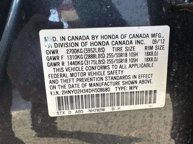 2013 Acura MDX AWD 4dr Tech Pkg - 22992742 - 37