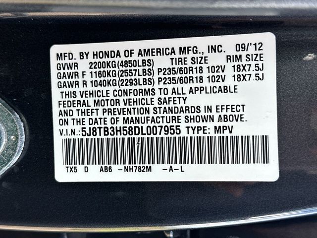 2013 Acura RDX FWD 4dr Tech Pkg - 22992679 - 21