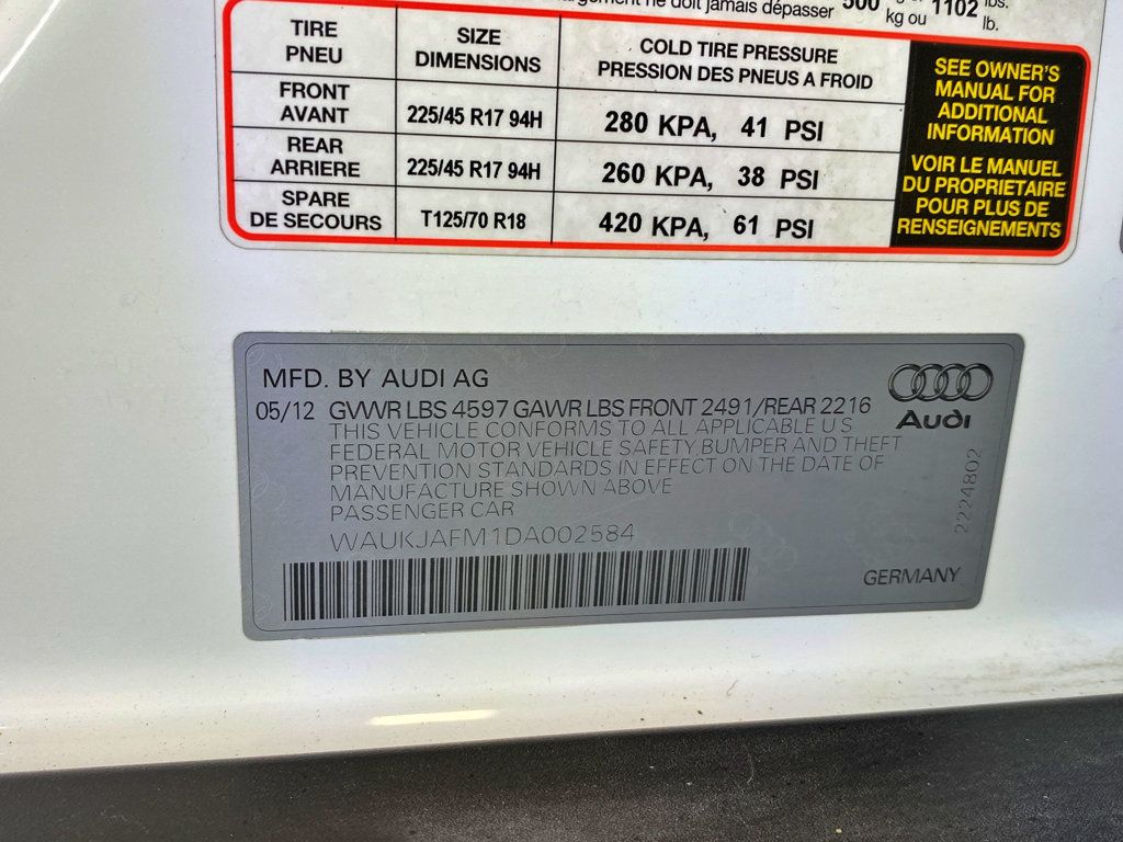 2013 Audi A3 4dr Hatchback S tronic FrontTrak 2.0 TDI Premium Plus - 23018767 - 60