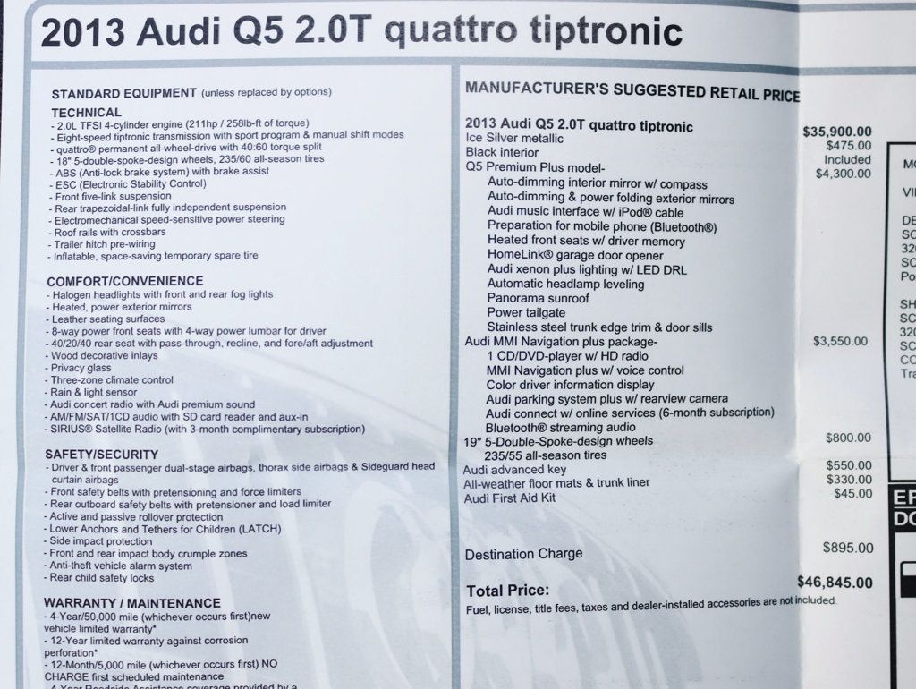 2013 Audi Q5 quattro 4dr 2.0T Premium Plus - 23010784 - 1