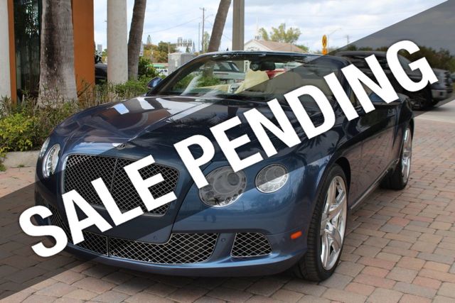 2013 Bentley Continental GT 2013 CONVERTIBLE W12, DRIVEN 4,500 MILES A YEAR  - 20560540 - 0