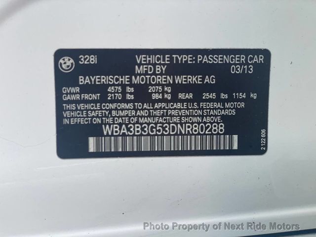 2013 BMW 3 Series 2013 BMW 328I XDRIVE 2.0L AWD MODERN LINE SERVICED 615-730-9991 - 23007557 - 18