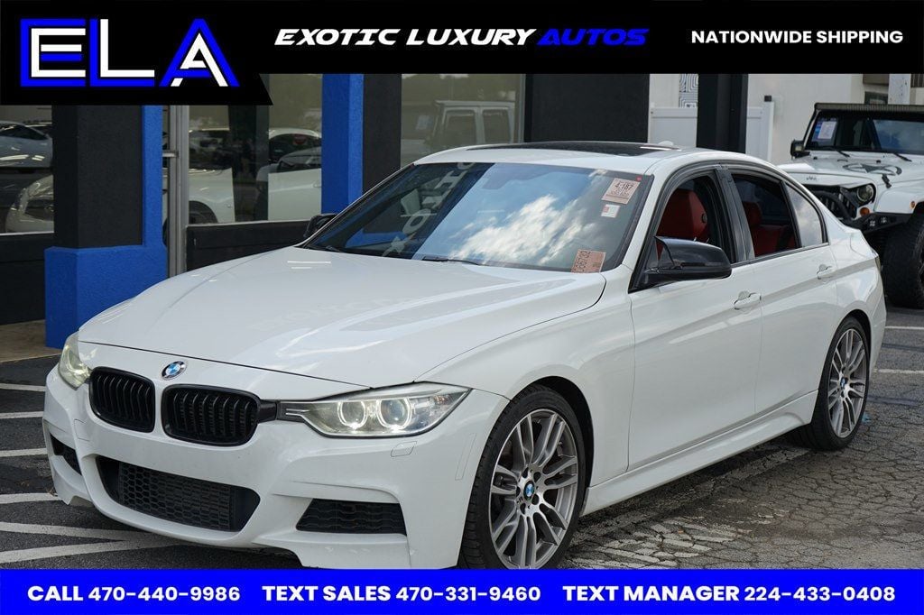 2013 BMW 3 Series M SPORT! HEADS UP DISPLAY! RED INT! FL & TX CAR ! REALLY CLEAN! - 22500670 - 1