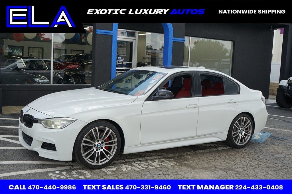 2013 BMW 3 Series M SPORT! HEADS UP DISPLAY! RED INT! FL & TX CAR ! REALLY CLEAN! - 22500670 - 2