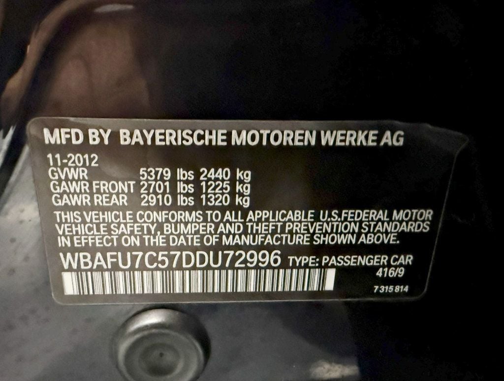 2013 BMW 5 Series 535i xDrive - 22710823 - 50