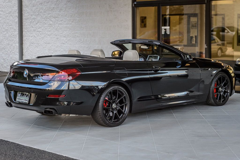 2013 BMW 6 Series 650i CONVERTIBLE - BLACK ON BEIGE - LOW MILES  - 22580856 - 14