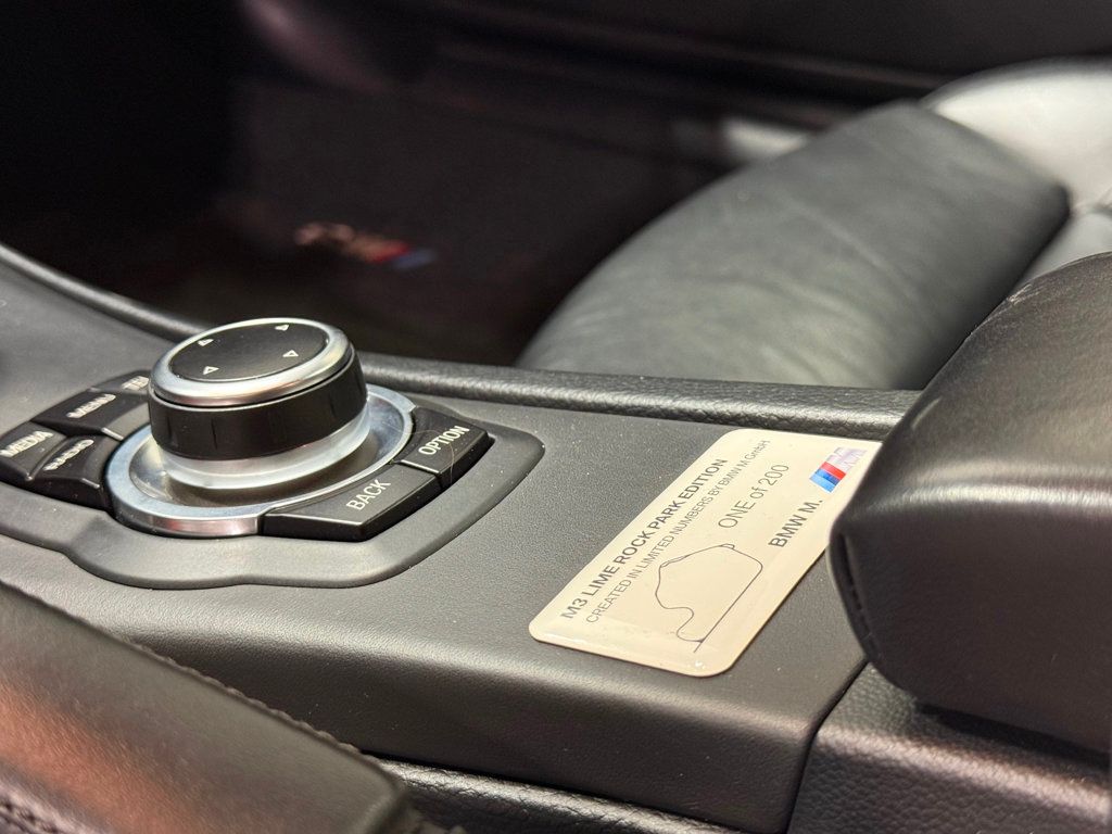 2013 BMW M3 ONE of 200 M3 LIME ROCK PARK EDITION - 23001239 - 62