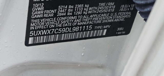 2013 BMW X3 xDrive35i - 22994645 - 10