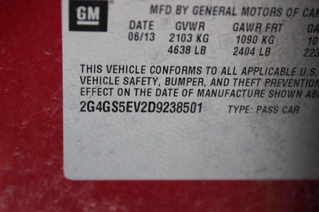 2013 Buick Regal 4dr Sedan Turbo Premium 1 - 23029181 - 8