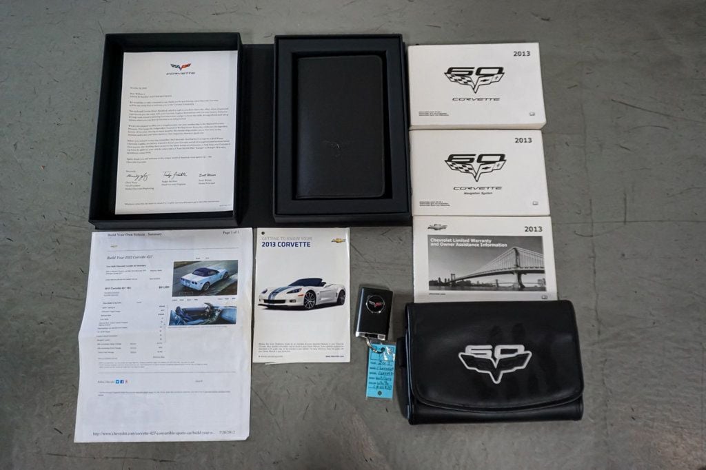 2013 Chevrolet Corvette *427 Convertible 1SC* *60th Anniversary Pkg* *Z06 Carbon Pkg* - 23056739 - 97