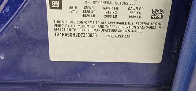 2013 Chevrolet CRUZE 4dr Sedan Automatic LS - 22994643 - 9