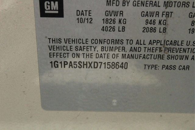 2013 Chevrolet CRUZE 4dr Sedan Automatic LS - 23016164 - 8