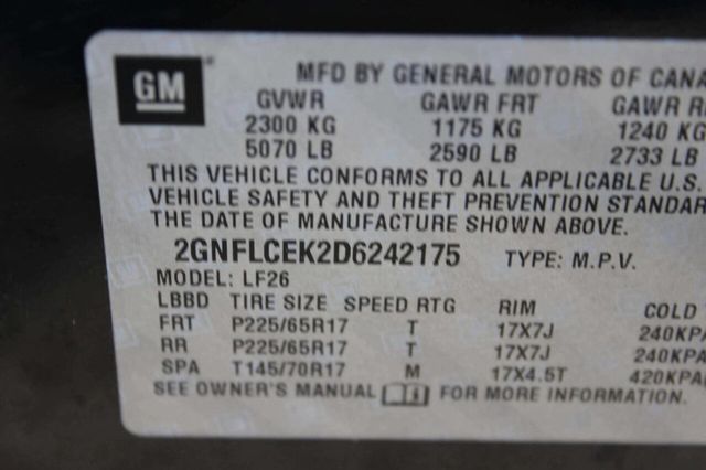 2013 Chevrolet Equinox AWD 4dr LS - 23023437 - 9