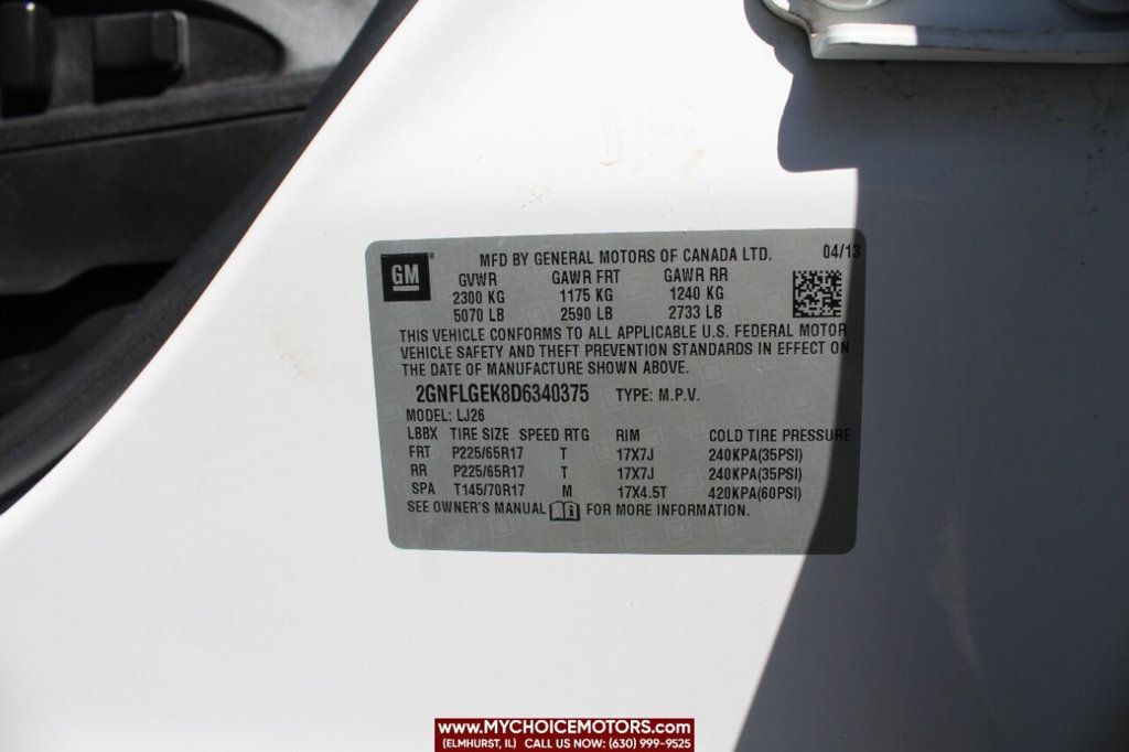 2013 Chevrolet Equinox AWD 4dr LTZ - 22423681 - 29