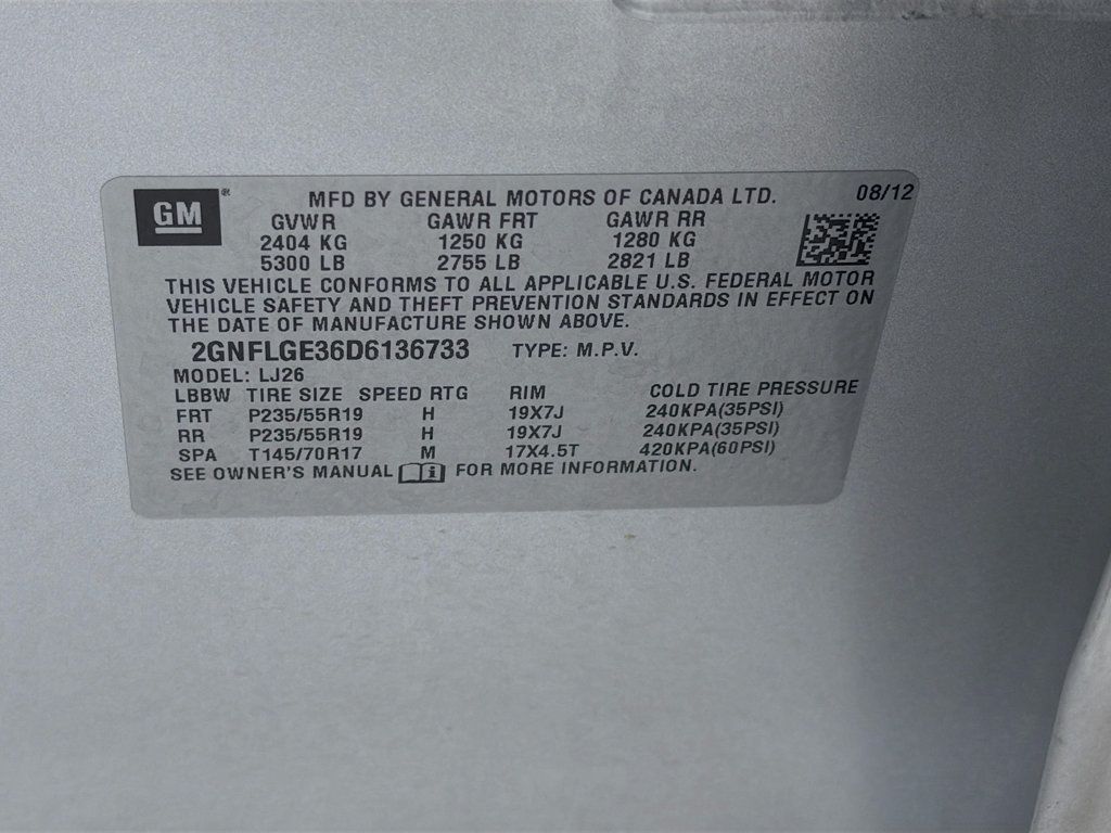 2013 Chevrolet Equinox AWD 4dr LTZ - 23011331 - 34