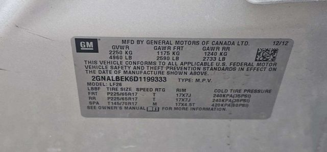 2013 Chevrolet Equinox FWD 4dr LS - 22998535 - 8