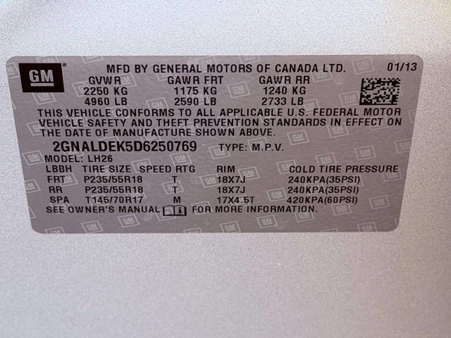 2013 Chevrolet Equinox FWD 4dr LT w/1LT - 22964302 - 14