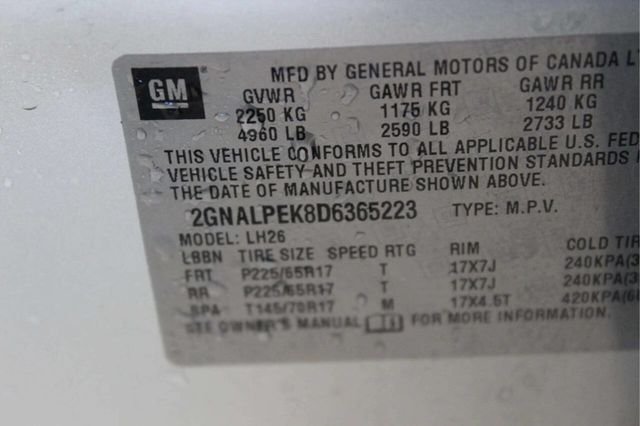 2013 Chevrolet Equinox FWD 4dr LT w/2LT - 23006773 - 8