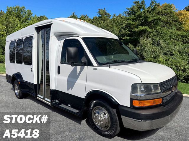 2013 Chevrolet Express 3500 TurtleTop VanTerra Shuttle Bus For Students Tours Charters Activity & Church Transport - 22990662 - 0