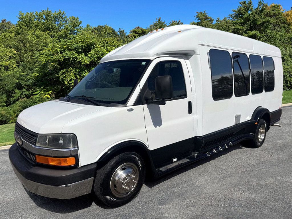 2013 Chevrolet Express 3500 TurtleTop VanTerra Shuttle Bus For Students Tours Charters Activity & Church Transport - 22990662 - 14