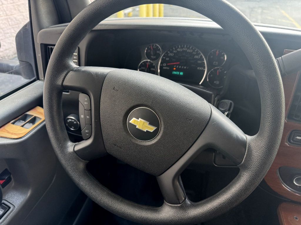 2013 Chevrolet Express 3500 TurtleTop VanTerra Shuttle Bus For Students Tours Charters Activity & Church Transport - 22990662 - 32