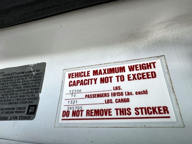 2013 Chevrolet Express 3500 TurtleTop VanTerra Shuttle Bus For Students Tours Charters Activity & Church Transport - 22990662 - 49