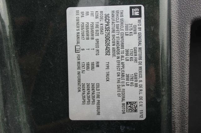 2013 Chevrolet Silverado 1500 4WD Crew Cab 143.5" LT - 22933745 - 26