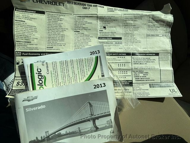 2013 Chevrolet Silverado 1500 4WD Crew Cab 143.5" LT - 22980168 - 28