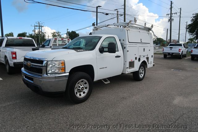 2013 Chevrolet Silverado 2500HD Silverado 2500 2WD Enclosed Fiberglass Utility Ladder Rack - 23064731 - 34