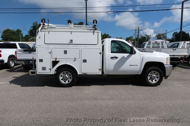 2013 Chevrolet Silverado 2500HD Silverado 2500 2WD Enclosed Fiberglass Utility Ladder Rack - 23064731 - 5