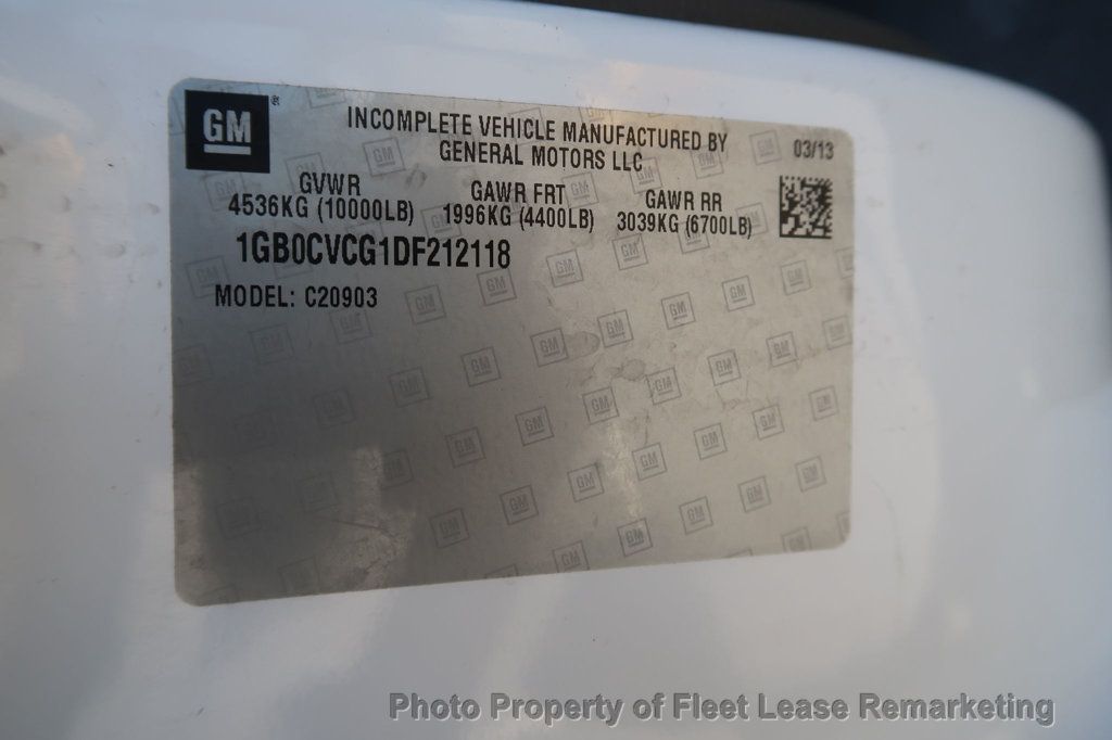 2013 Chevrolet Silverado 2500HD Silverado 2500HD 2WD Reg Cab Enc Fiberglass Utility Rack - 23036381 - 13