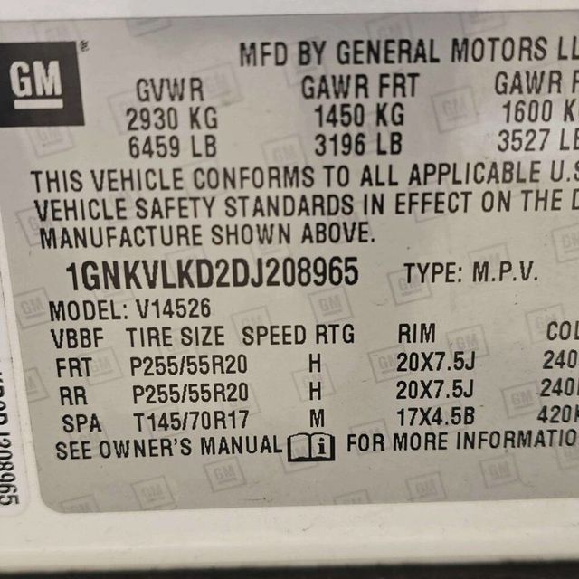 2013 Chevrolet Traverse AWD 4dr LTZ - 22962402 - 9