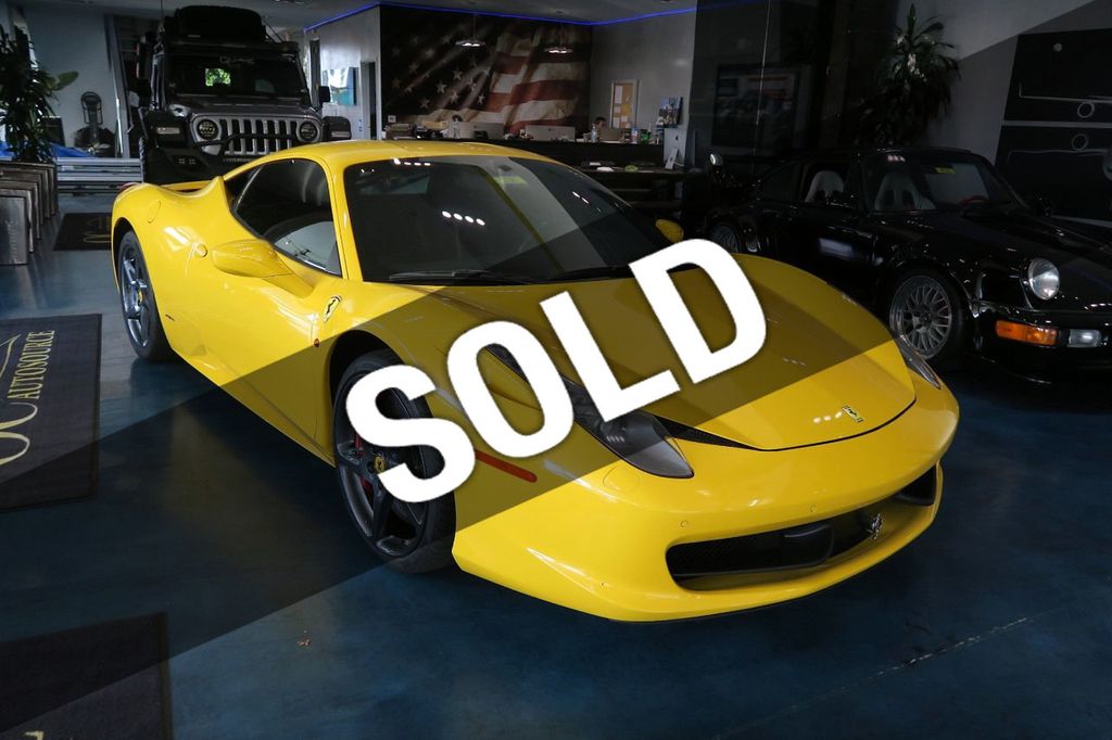 2013 Used Ferrari 458 Italia 2dr Coupe At Oc Autosource Costa Mesa Ca Iid 20855513
