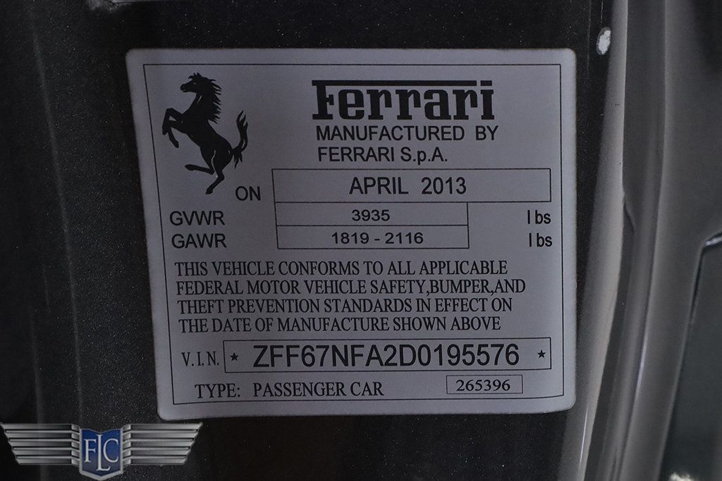 2013 Ferrari 458 Italia 2dr Coupe - 22989829 - 31