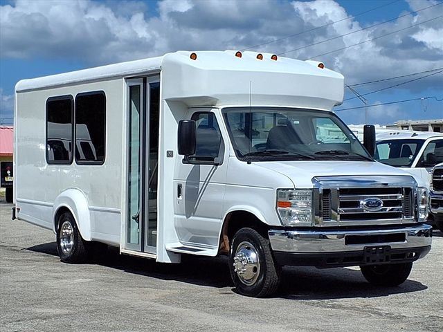 2013 Ford E350 15 Passenger Shuttle Bus w/Rear Closet - 22941438 - 0