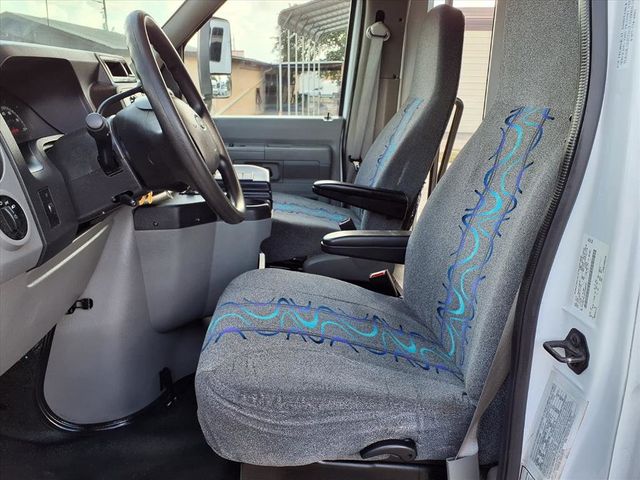 2013 Ford E350 15 Passenger Shuttle Bus w/Rear Closet - 22941438 - 25