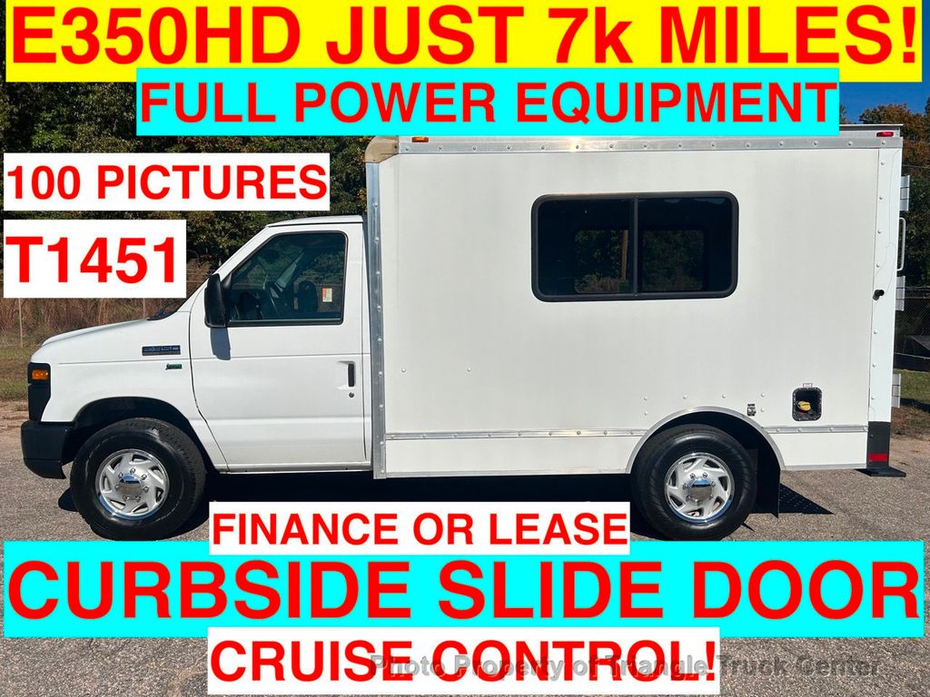 2013 Ford E350HD JUST 7k MILES! CURBSIDE SLIDE DOOR! +FULL POWER EQUIPMENT! CRUISE CONTROL! SUPER CLEAN! - 22092450 - 0
