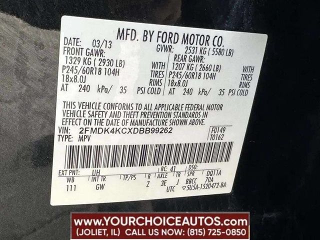 2013 Ford Edge 4dr Limited AWD - 23034533 - 35