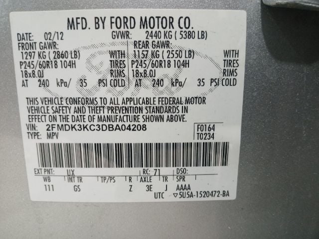 2013 Ford Edge 4dr Limited FWD - 22687819 - 4