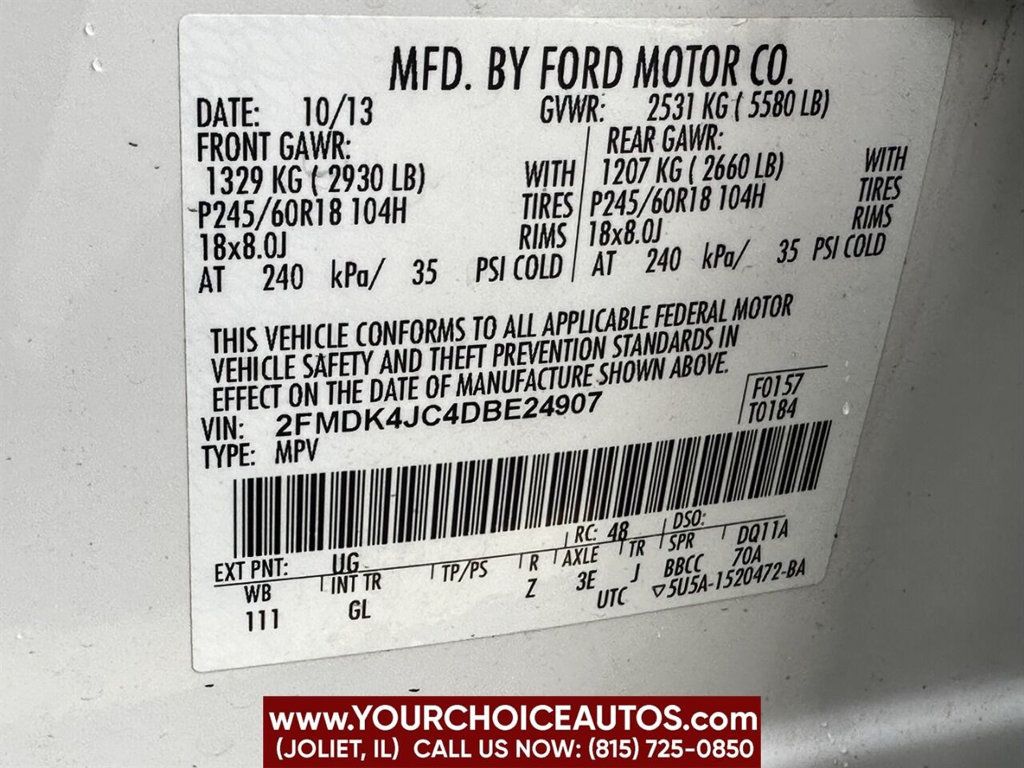 2013 Ford Edge 4dr SEL AWD - 22427107 - 23